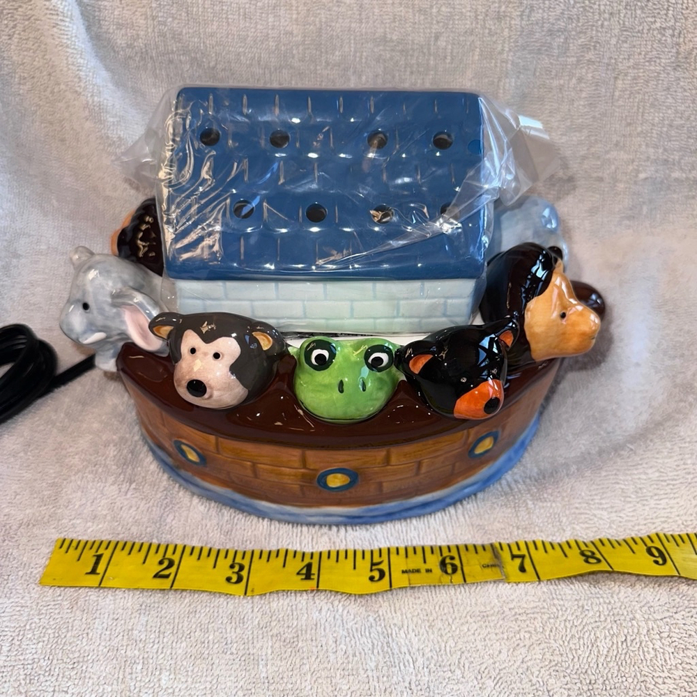 NOS 2016 Retired Scenty Buddies Ark Baby Nursery Candle Warmer Nightlight - Picture 8 of 9